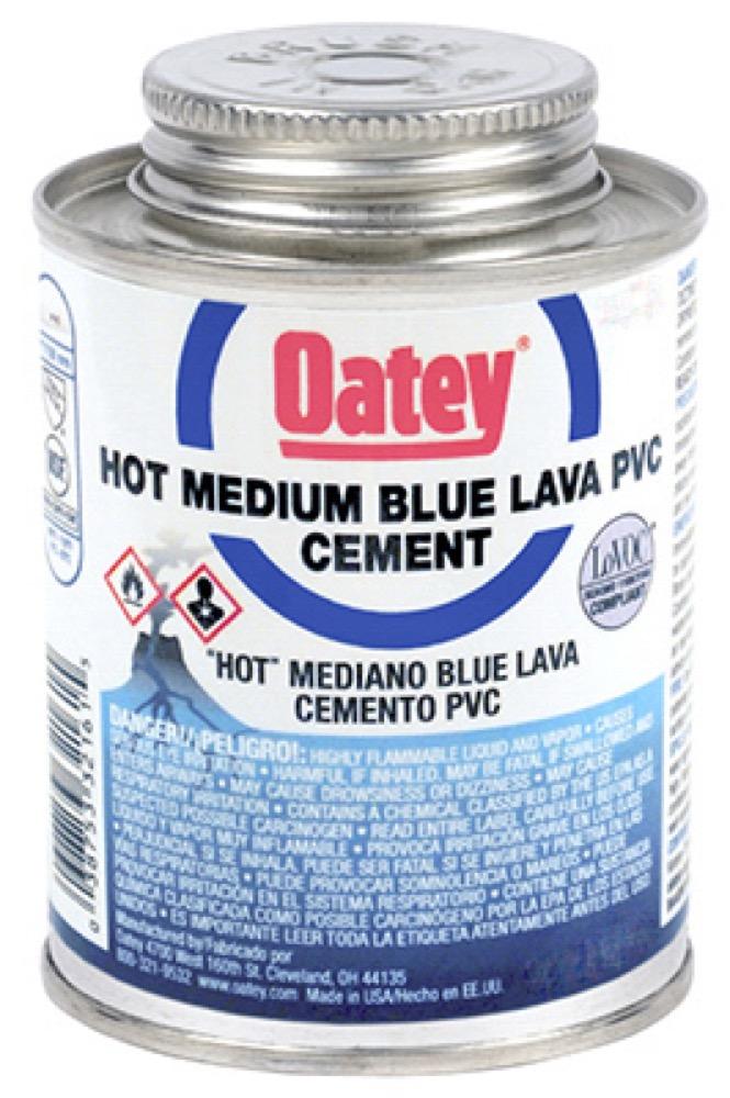 4OZ BLU Lava PVC Cement