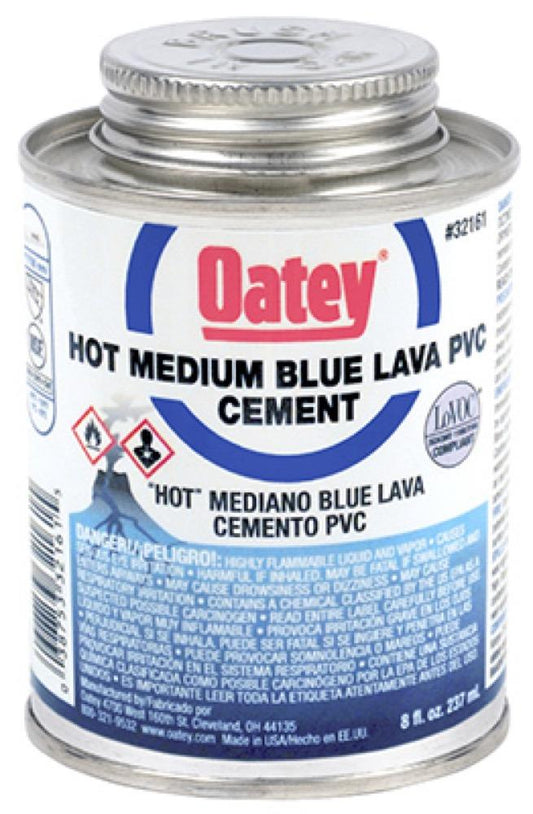 8OZ BLU Lava PVC Cement