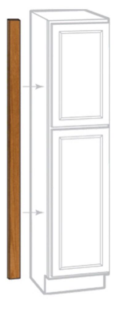 3x91 Oak Pantry Filler