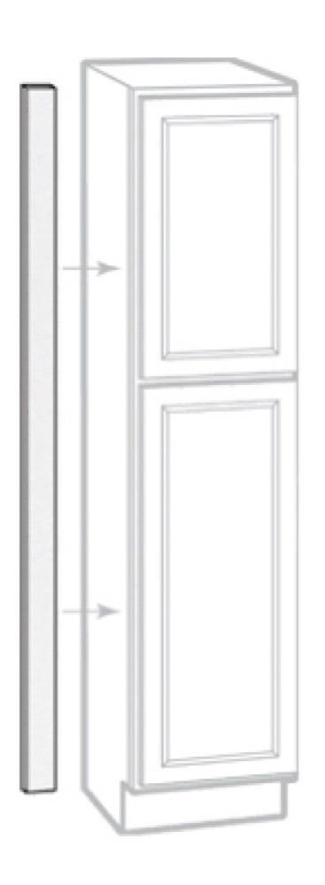 3x91 WHT Pantry Filler