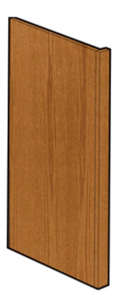 Oak Dishwash End Panel