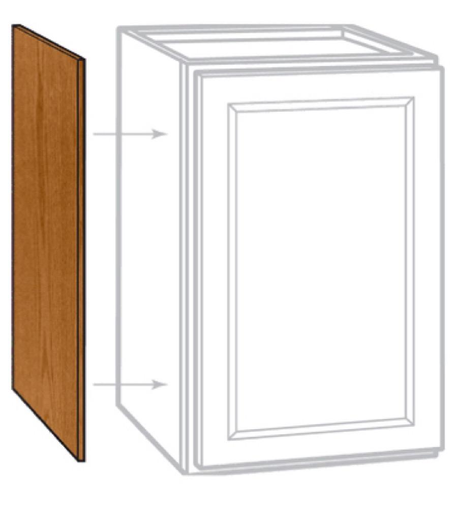 2PK 12x30 Oak End Panel