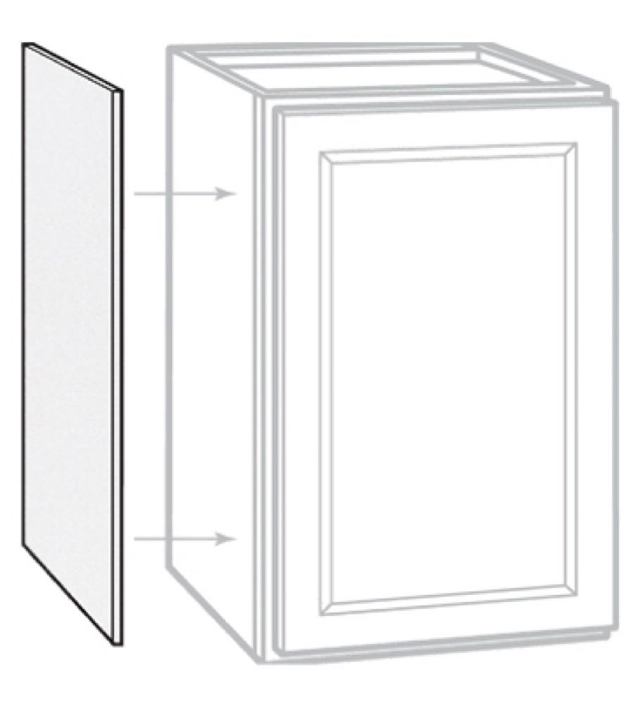 2PK 12x30 WHT End Panel