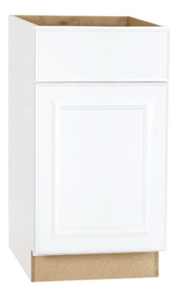 18" WHT Base Cabinet