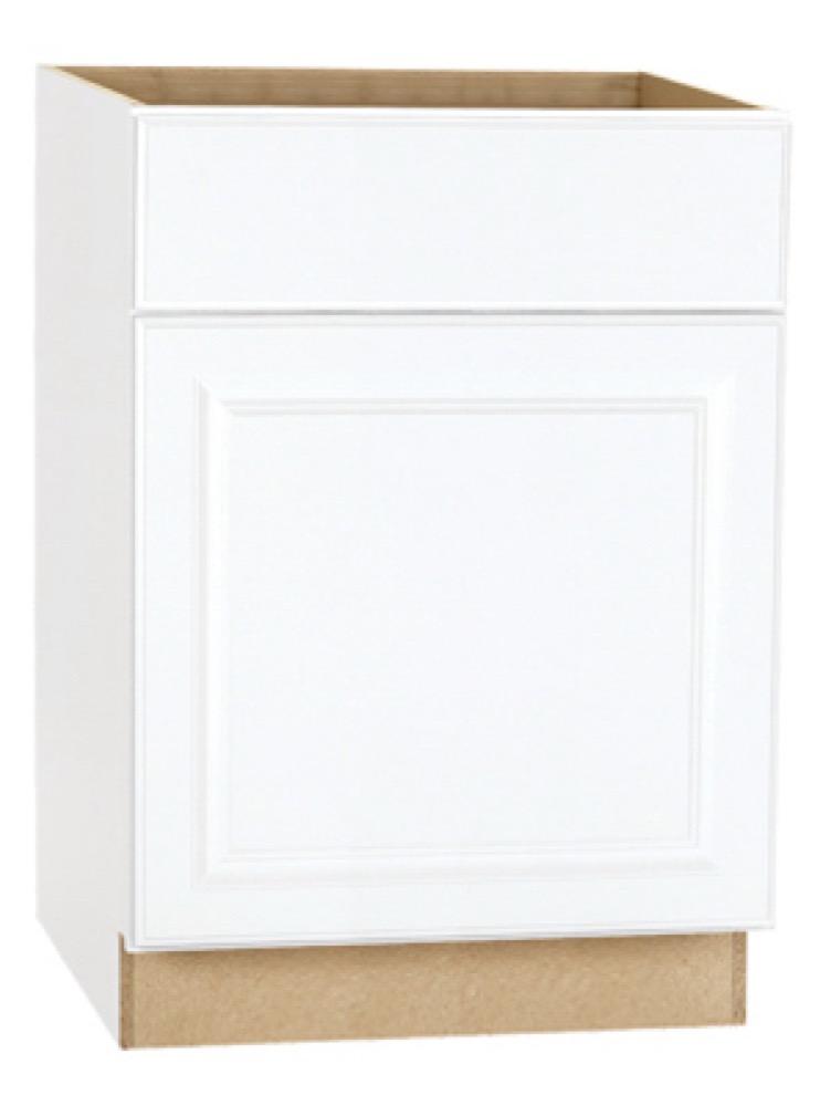 24" WHT Base Cabinet