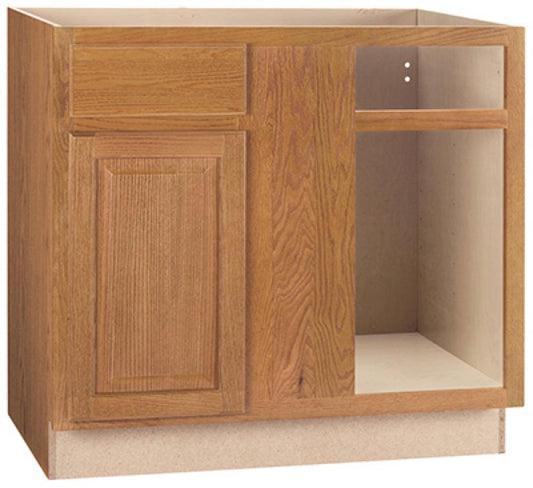 36"Oak Corn Bas Cabinet