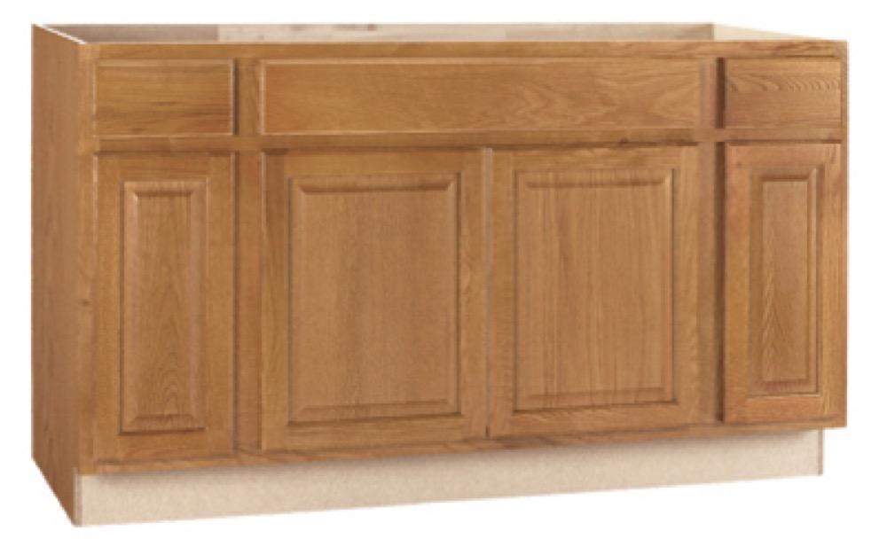 60"Oak Sink Bas Cabinet