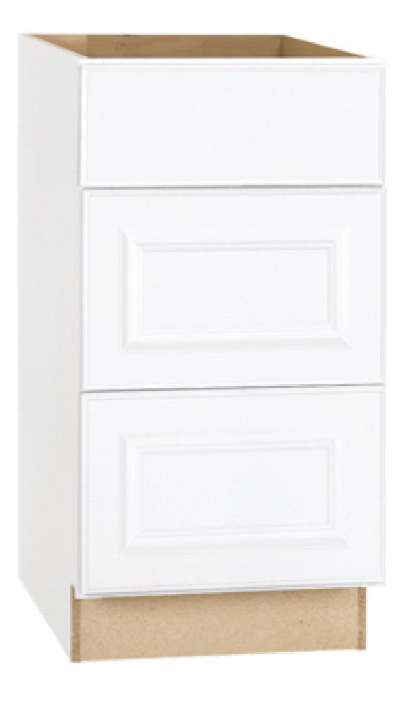18"WHT Draw Bas Cabinet