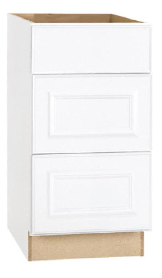 18"WHT Draw Bas Cabinet