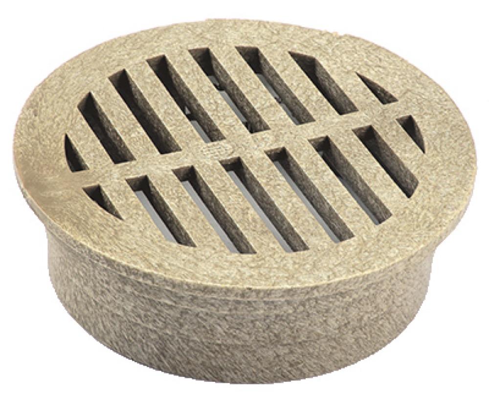 4" Sand RND Poly Grate