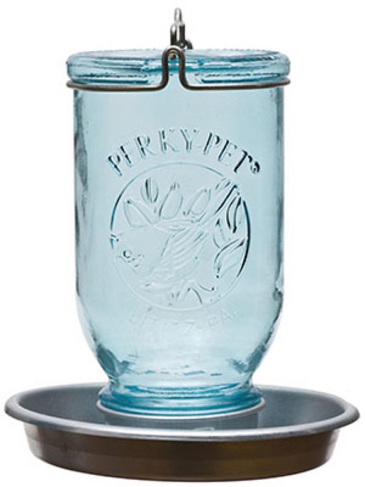Mason Jar Bird Waterer