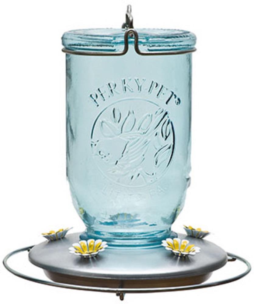 32OZ BLU Humm Mason Jar