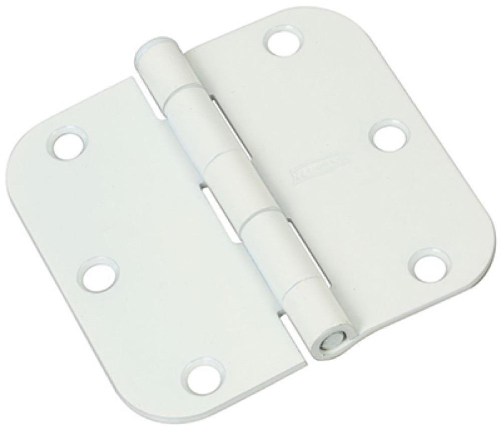 3PK 3.5" WHT DR Hinge
