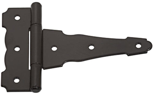 4" BLK Orn Rev T-Hinge