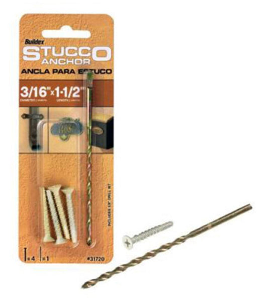 4PK 3/16x1-1/2 Anchor