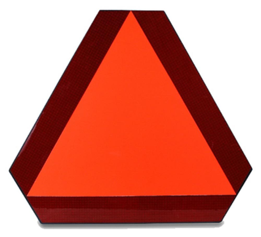 Slow Vehicle Sign Decal