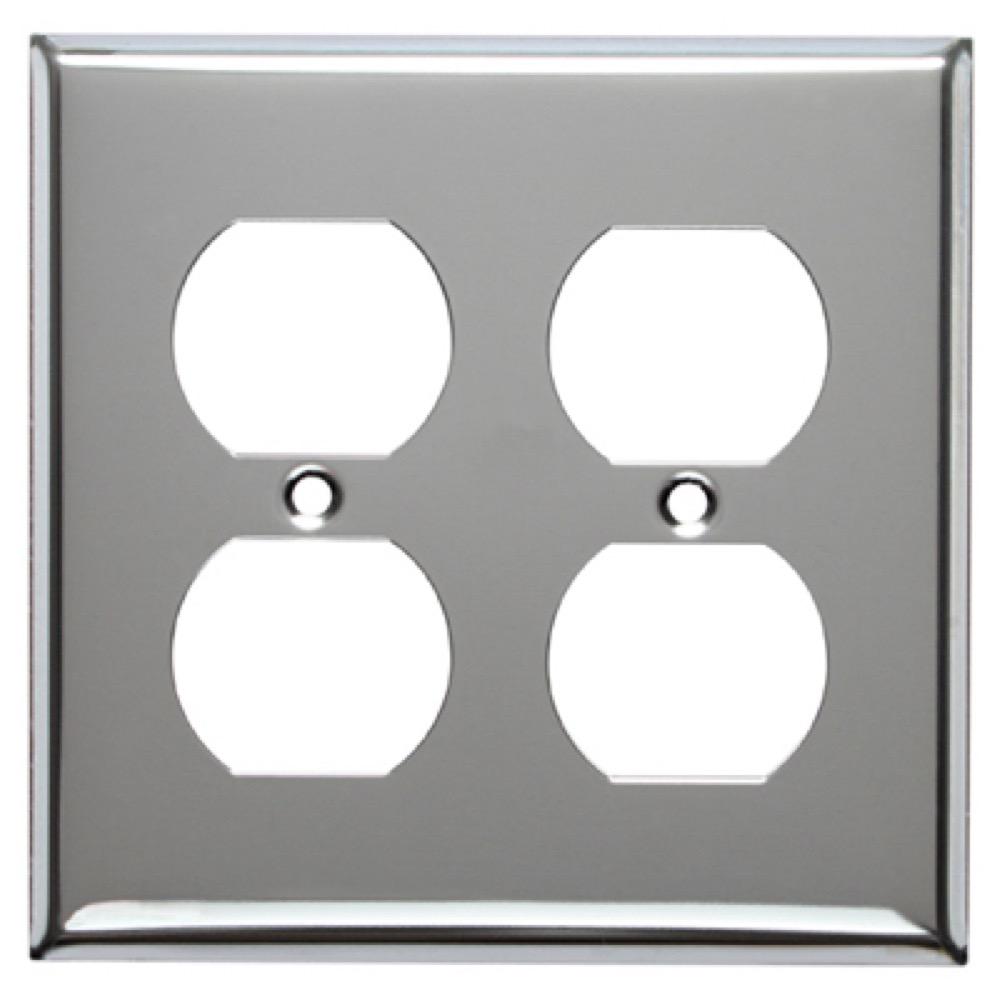 CHR 2G DPLX Wall Plate