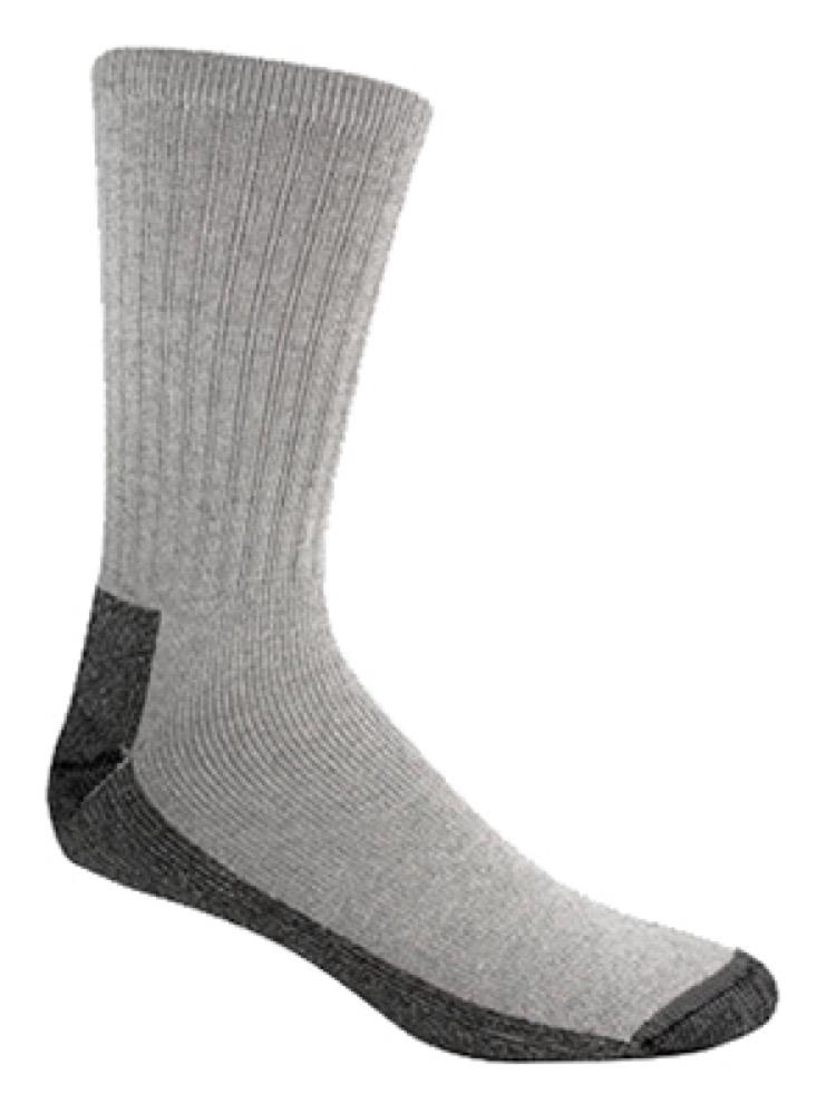 3PK LG GRY Work Sock