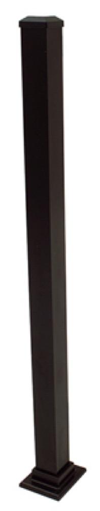 Summit 37" BLK ALU Post