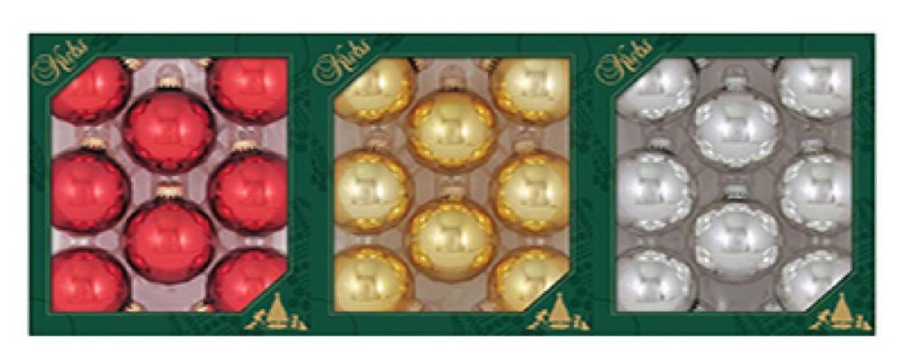 8PK Shiny GLS Ornament