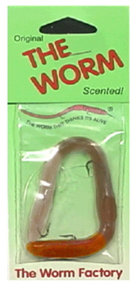 6" BRN/ORG Worm Lure