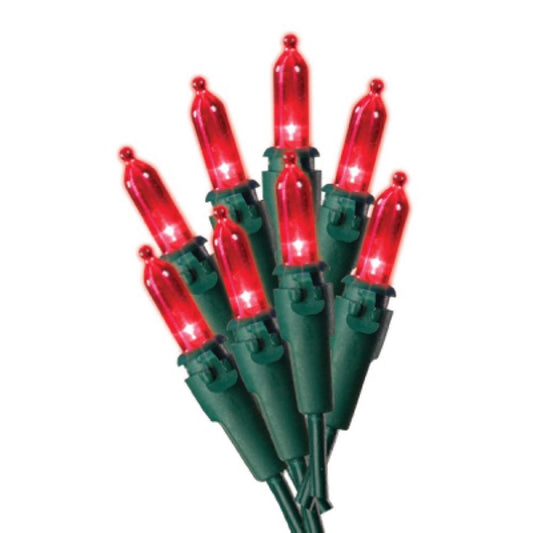 HW 50CT RED LED LGT Set
