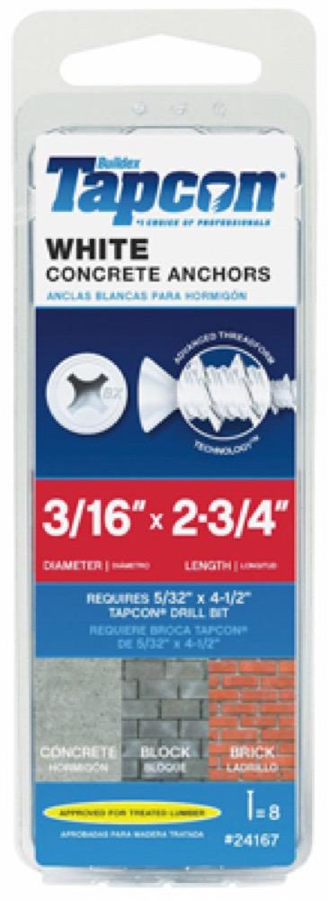 8PK 3/16x2-3/4 Anchor