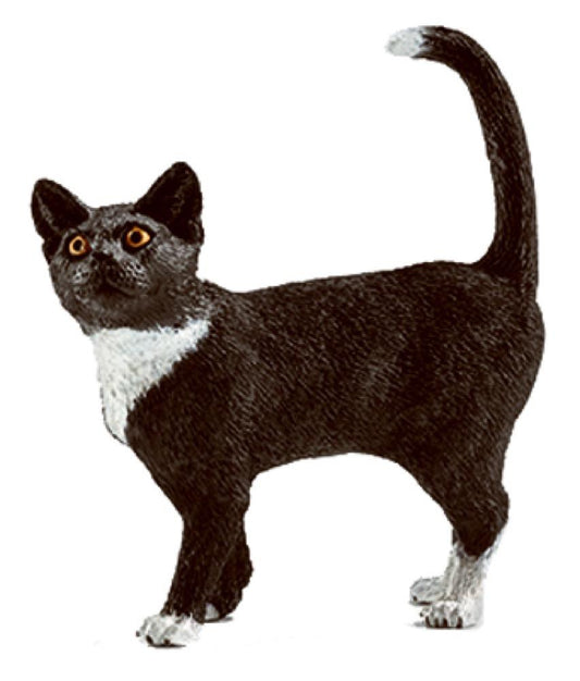 BLK/WHT Standing Cat