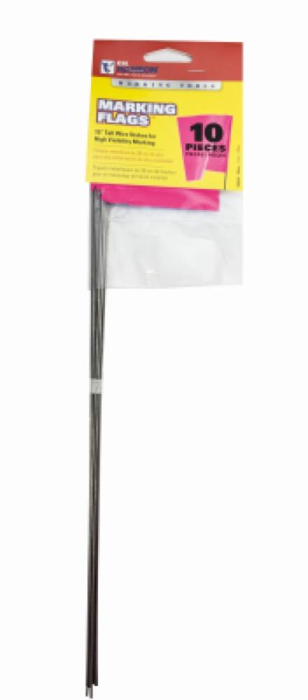 10PK 15" PNK Fluo Flag