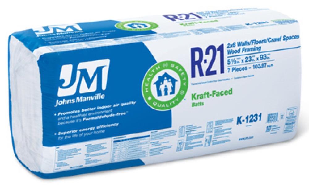 R21 23x93 Faced Batt