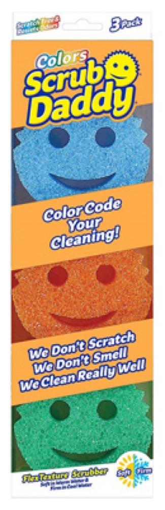 Scrub 3PK Colors Sponge