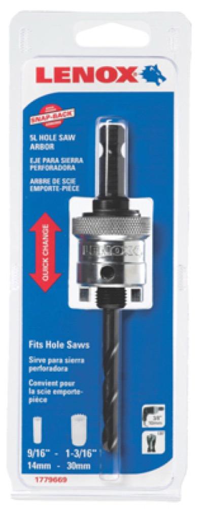 5L Snap Hole Saw Arbor