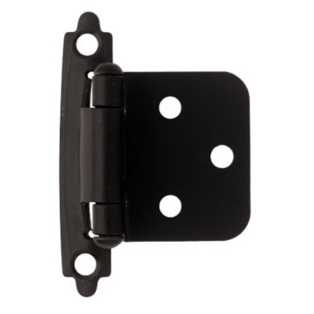 FLT BLK Overlay Hinge
