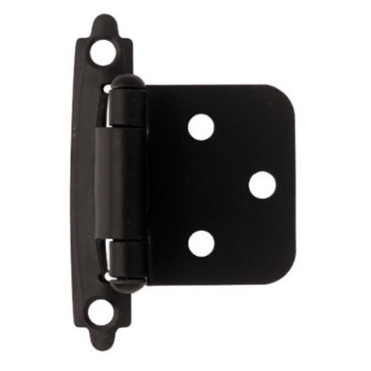 FLT BLK Overlay Hinge