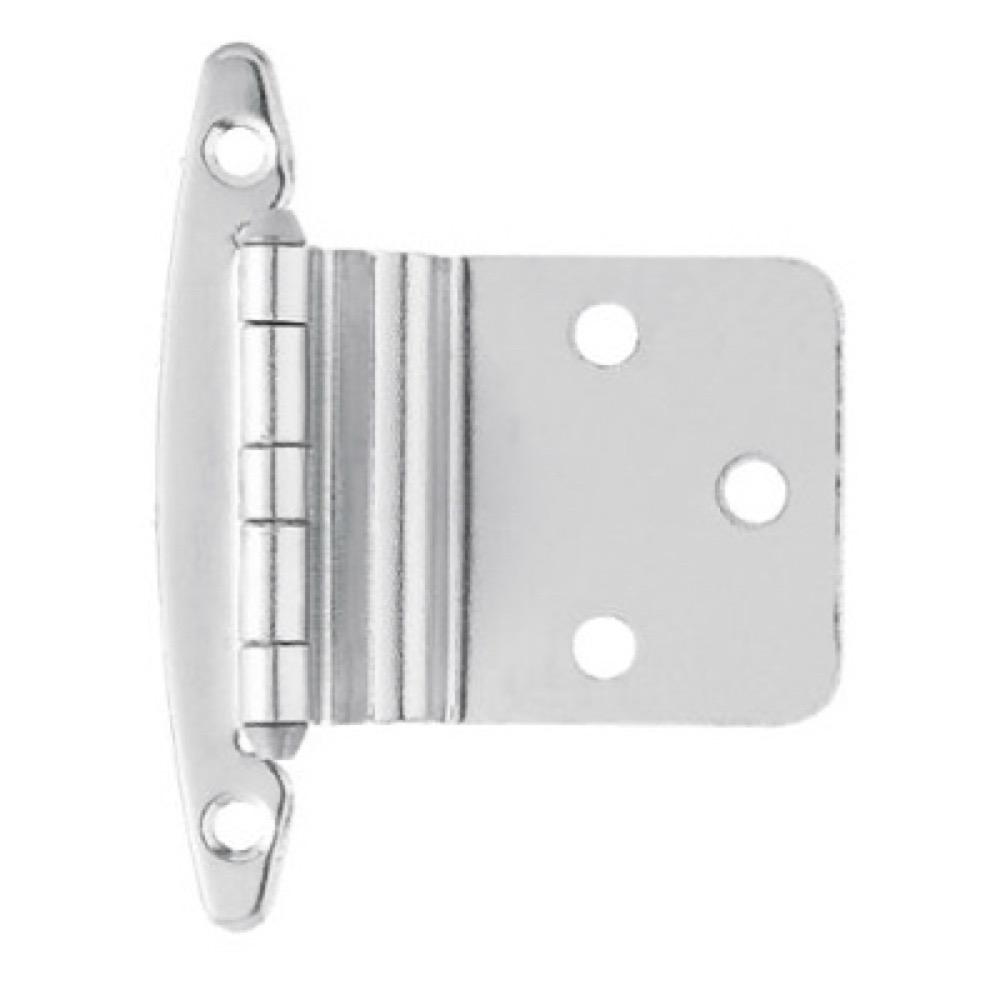 2PK 3/8"CHR Inset Hinge