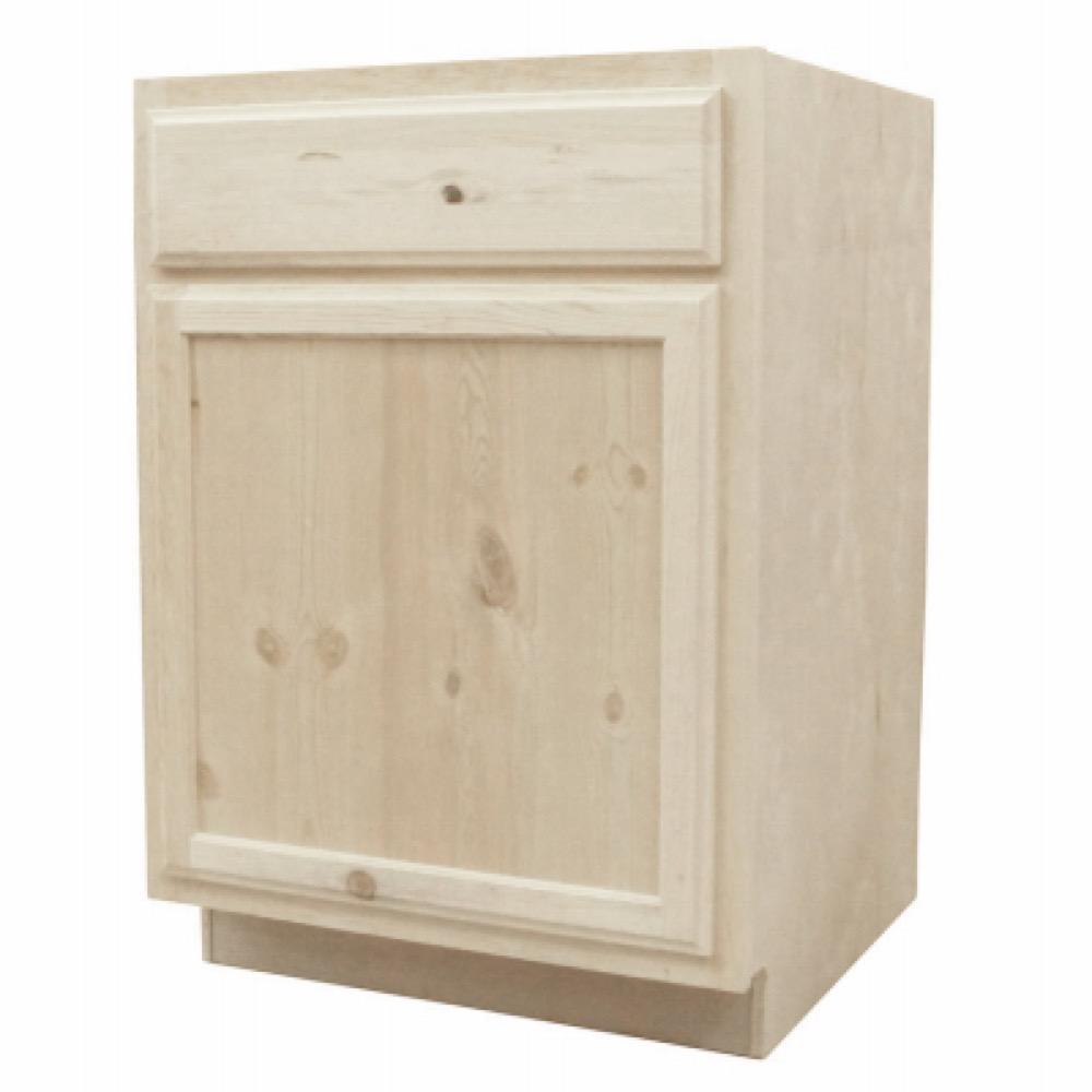 24" Pine Base Cabinet