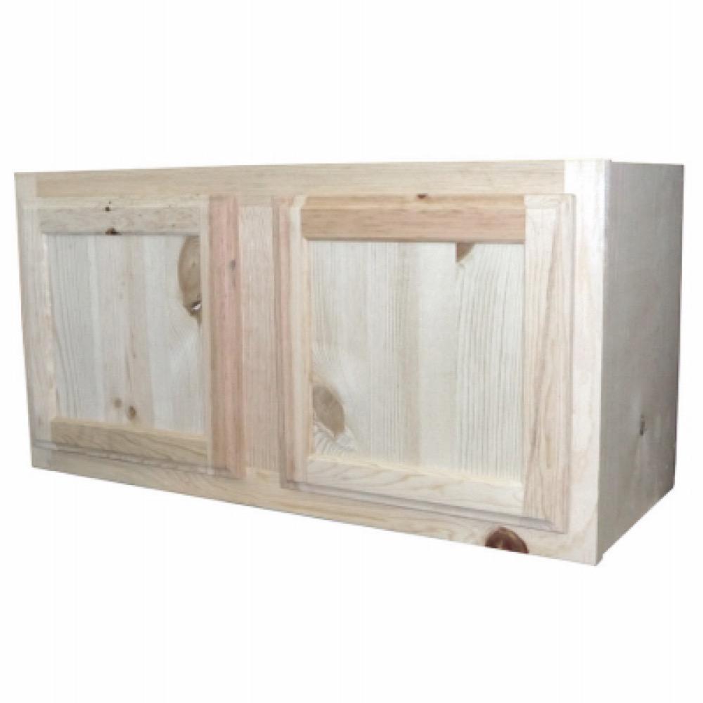 30x15 Pine Wall Cabinet