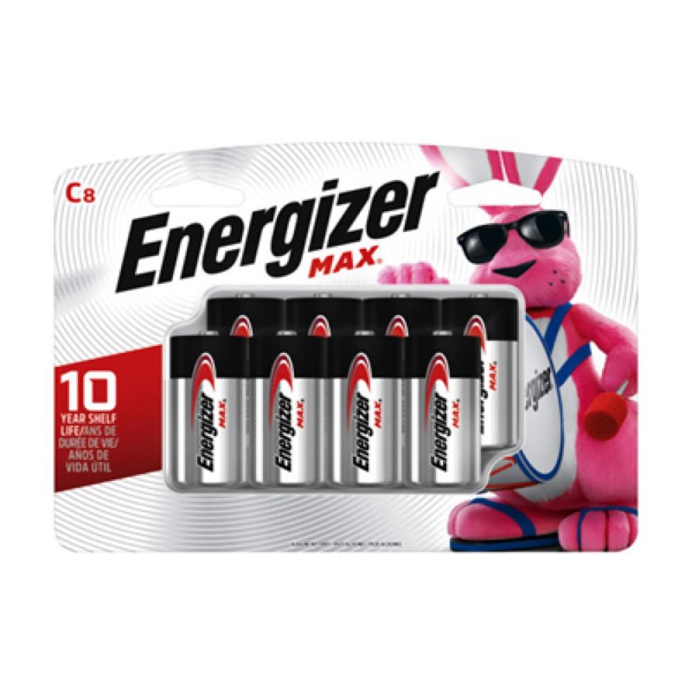 MAX 8PK C Alk Battery