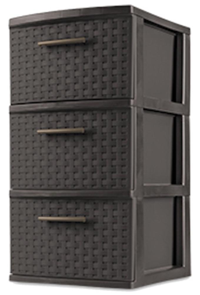 3 Drawer Weave Tower