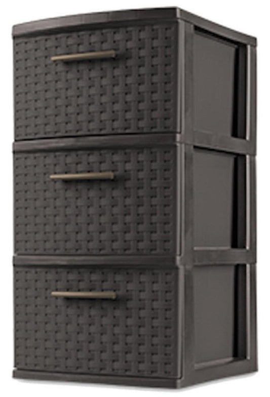 3 Drawer Weave Tower