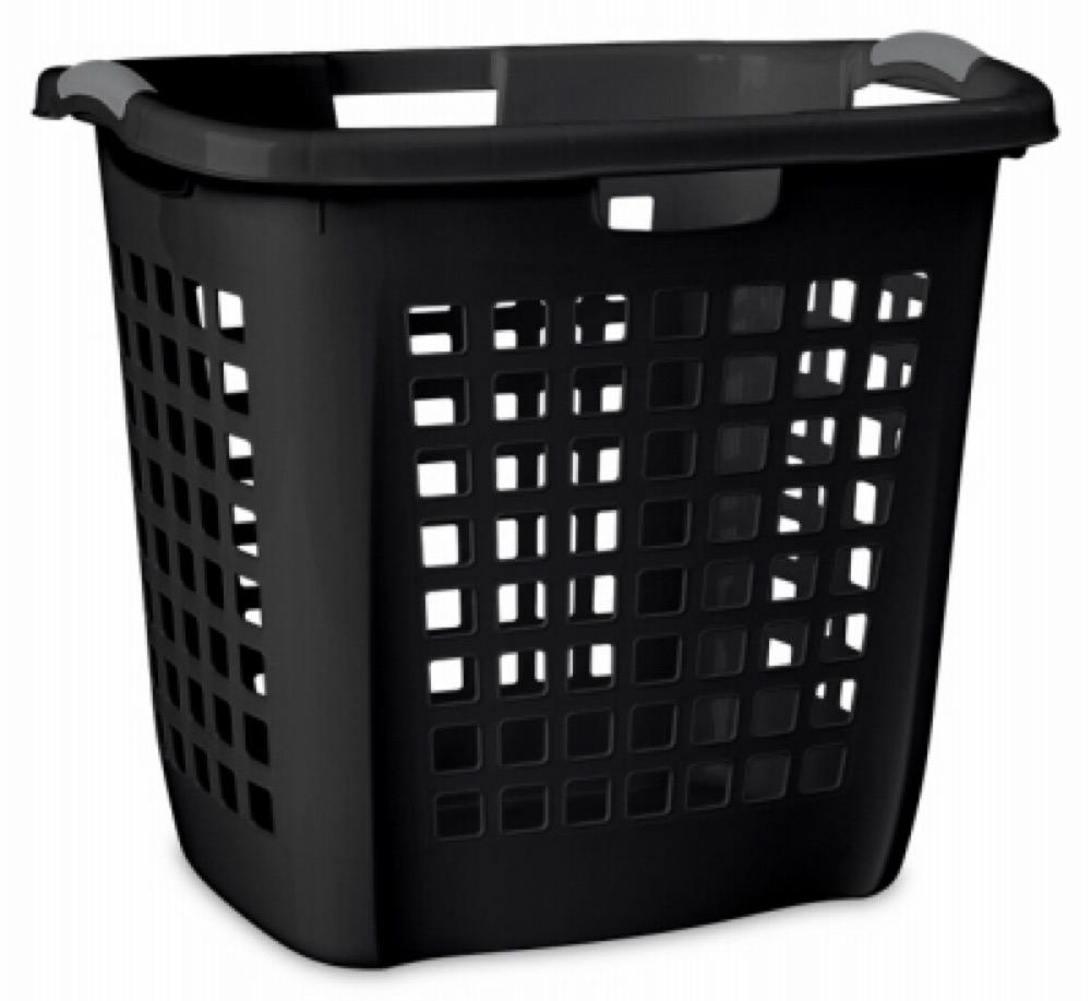 19-7/8"BLK Carry Hamper