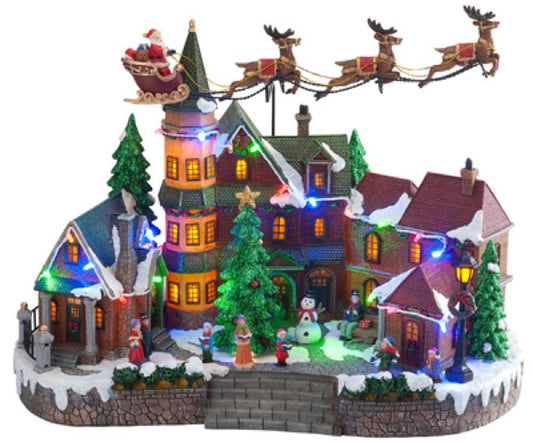 Anim LGT Santa Village