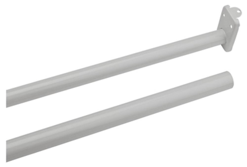 30-48 WHT Closet Rod