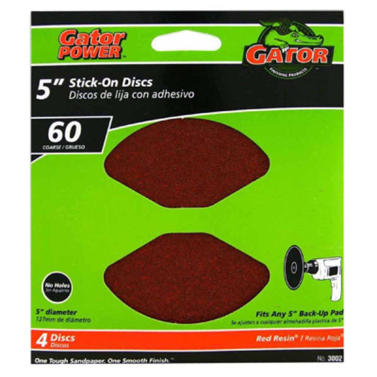 4PK 5" 60G AO Sand Disc