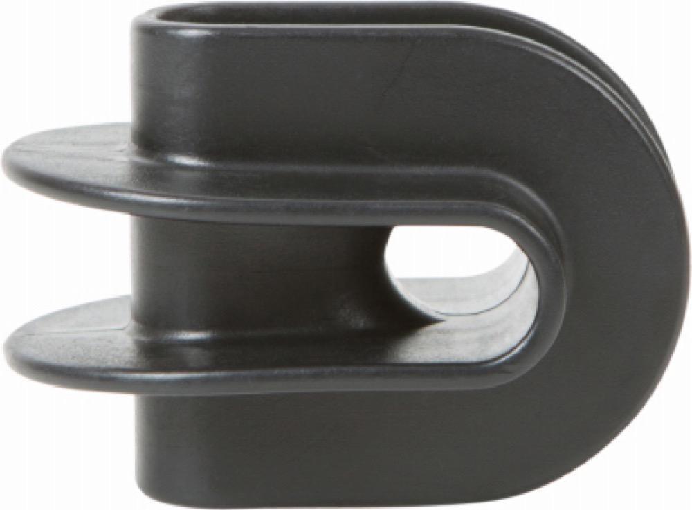 10PK BLK Str Insulator