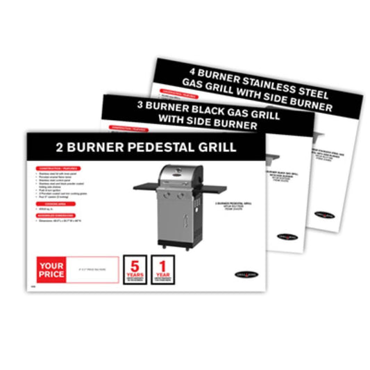 GrillZone 4PK Fact Tags
