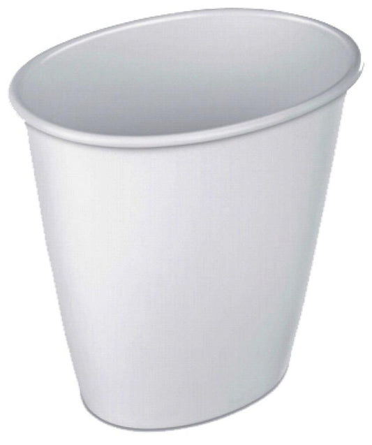 1.5GAL WHT Wastebasket