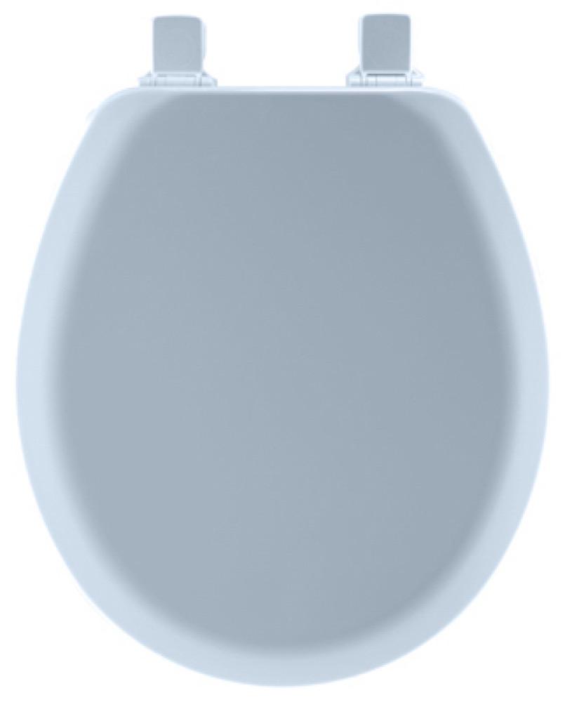 BLU RND WD Toilet Seat