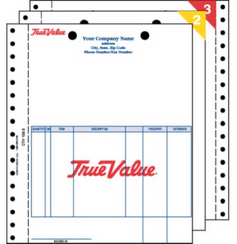 1000PK Tru-Trac Invoice