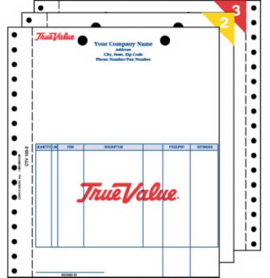 1000PK Tru-Trac Invoice